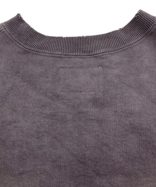 NEXUSVII（ネクサスセブン）NEXUSVII (ネクサスセブン) DAMAGED LETTERED CREW VEST パープル サイズ:48の古着・服飾アイテム