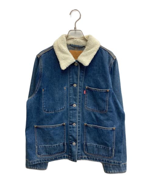 LEVI'S（リーバイス）LEVI'S (リーバイス) WARM CHORE シェルパカラージャケット インディゴ サイズ:Sの古着・服飾アイテム