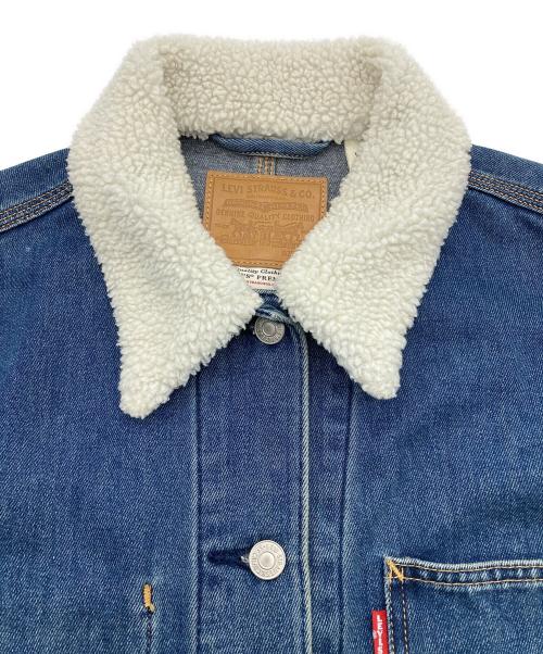 LEVI'S（リーバイス）LEVI'S (リーバイス) WARM CHORE シェルパカラージャケット インディゴ サイズ:Sの古着・服飾アイテム