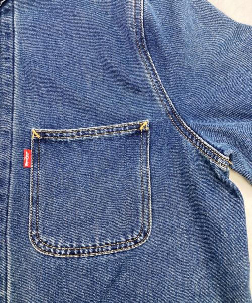 LEVI'S（リーバイス）LEVI'S (リーバイス) WARM CHORE シェルパカラージャケット インディゴ サイズ:Sの古着・服飾アイテム