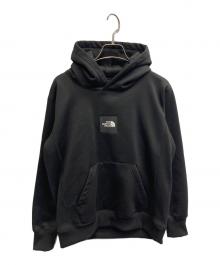 THE NORTH FACE（ザ ノース フェイス）の古着「ヘザーロゴビッグフーディー」｜ブラック