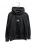 THE NORTH FACE（ザ ノース フェイス）の古着「ヘザーロゴビッグフーディー」｜ブラック