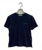 ROBE DE CHAMBRE COMME DES GARCONSローブドシャンブル コムデギャルソン）の古着「AD2002 インディゴ染めロゴTシャツ」｜ネイビー