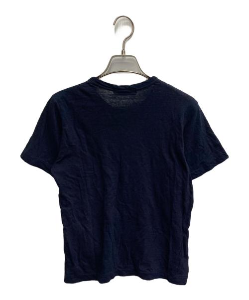 ROBE DE CHAMBRE COMME DES GARCONS（ローブドシャンブル コムデギャルソン）ROBE DE CHAMBRE COMME DES GARCONS (ローブドシャンブル コムデギャルソン) AD2002 インディゴ染めロゴTシャツ ネイビー サイズ:不明(記載なし)の古着・服飾アイテム