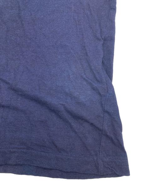 ROBE DE CHAMBRE COMME DES GARCONS（ローブドシャンブル コムデギャルソン）ROBE DE CHAMBRE COMME DES GARCONS (ローブドシャンブル コムデギャルソン) AD2002 インディゴ染めロゴTシャツ ネイビー サイズ:不明(記載なし)の古着・服飾アイテム