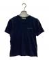 ROBE DE CHAMBRE COMME DES GARCONS（ローブドシャンブル コムデギャルソン）の古着「AD2002 インディゴ染めロゴTシャツ」｜ネイビー