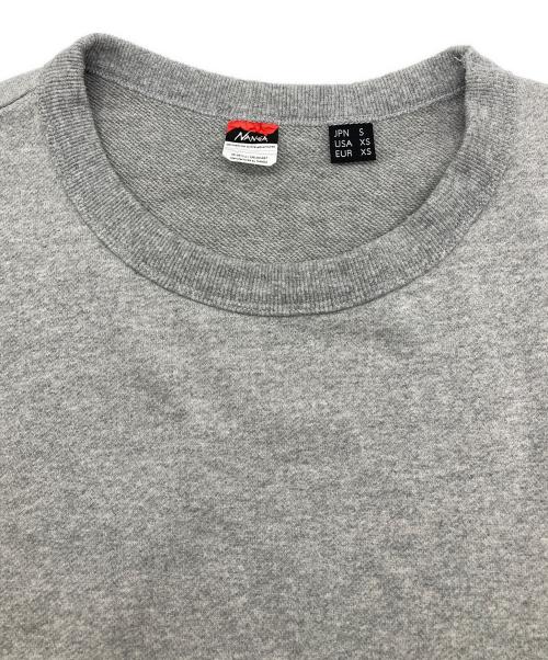 NANGA（ナンガ）NANGA (ナンガ) エコハイブリッド スウェットシャツ グレー サイズ:Sの古着・服飾アイテム