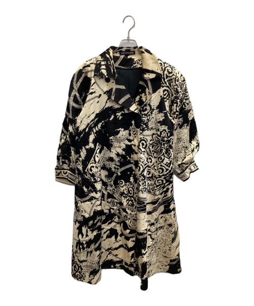 LEONARD（レオナール）LEONARD (レオナール) 総柄コート ベージュ サイズ:9ARの古着・服飾アイテム