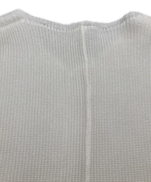 SPECCHIO（スペッチオ）SPECCHIO (スペッチオ) バイアスシャトル Vネック ドルマンプルオーバー ホワイト サイズ:40の古着・服飾アイテム