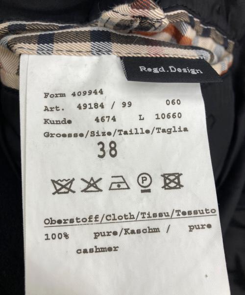 DAKS（ダックス）DAKS (ダックス) カシミヤコート ブラック サイズ:Mの古着・服飾アイテム