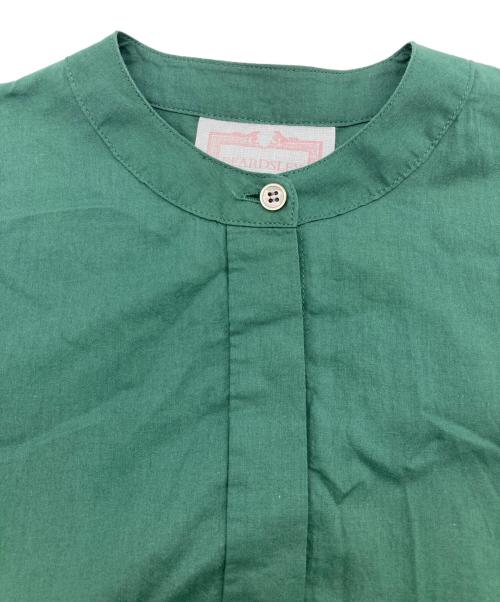 BEARDSLEY（ビアズリー）BEARDSLEY (ビアズリー) ギャザーワンピース グリーンの古着・服飾アイテム