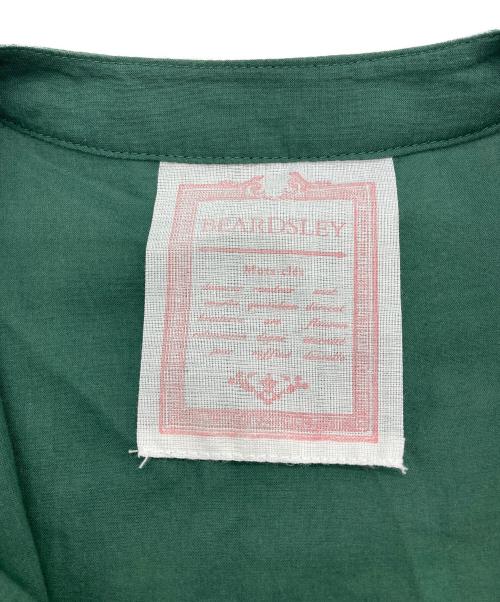 BEARDSLEY（ビアズリー）BEARDSLEY (ビアズリー) ギャザーワンピース グリーンの古着・服飾アイテム