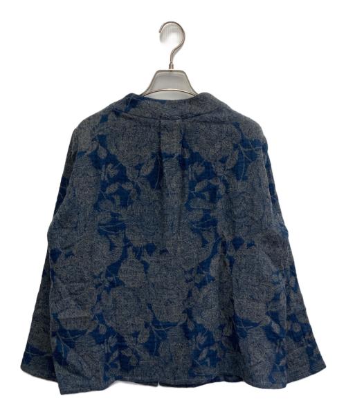 plantation（プランテーション）Plantation (プランテーション) ウールコットンカーディガン ネイビー サイズ:Mの古着・服飾アイテム