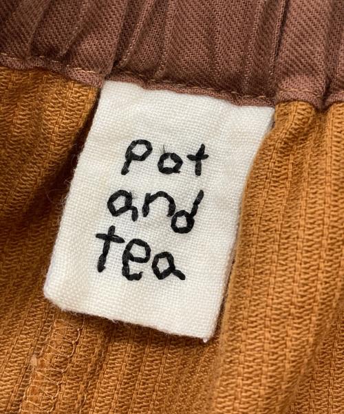 pot and tea（ポットアンドティー）pot and tea (ポットアンドティー) コーデュロイパンツ ブラウン サイズ:Mの古着・服飾アイテム