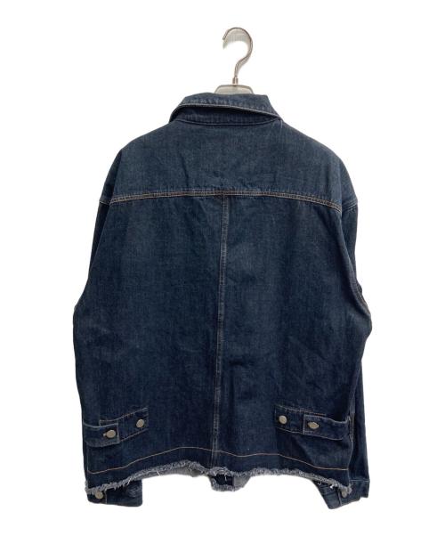 soerte（ソエルテ）soerte (ソエルテ) Cut-off denim jacket インディゴ サイズ:SIZE3の古着・服飾アイテム