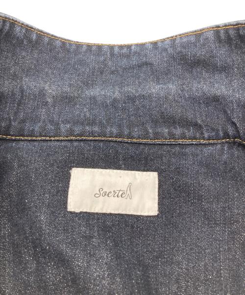 soerte（ソエルテ）soerte (ソエルテ) Cut-off denim jacket インディゴ サイズ:SIZE3の古着・服飾アイテム