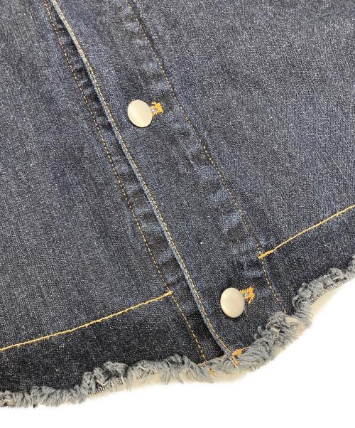 soerte（ソエルテ）soerte (ソエルテ) Cut-off denim jacket インディゴ サイズ:SIZE3の古着・服飾アイテム