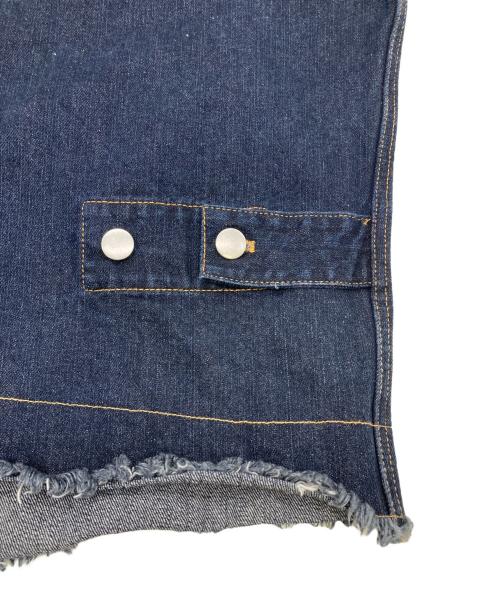 soerte（ソエルテ）soerte (ソエルテ) Cut-off denim jacket インディゴ サイズ:SIZE3の古着・服飾アイテム