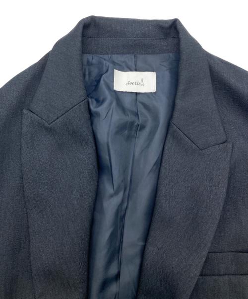 soerte（ソエルテ）soerte (ソエルテ) Oversize 6B assort blazer ネイビー サイズ:SIZE3の古着・服飾アイテム