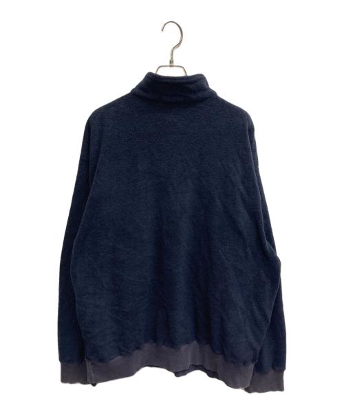 POLO RALPH LAUREN（ポロ・ラルフローレン）POLO RALPH LAUREN (ポロ・ラルフローレン) ハーフジップフリーススウェット ネイビー サイズ:XLの古着・服飾アイテム
