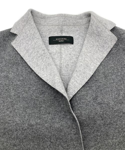 WEEKEND Max Mara（ウィークエンド マックスマーラ）Weekend Max Mara (ウィークエンド マックスマーラ) ウールコート グレー サイズ:40の古着・服飾アイテム