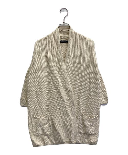 WEEKEND Max Mara（ウィークエンド マックスマーラ）WEEKEND Max Mara (ウィークエンド マックスマーラ) ニットジャケット ベージュ サイズ:Sの古着・服飾アイテム