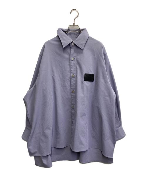 jieda（ジエダ）jieda (ジエダ) オーバーサイズドシャツジャケット パープル サイズ:Sの古着・服飾アイテム