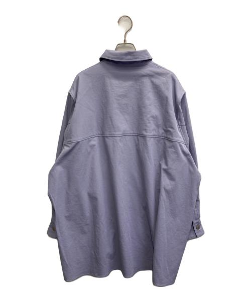 jieda（ジエダ）jieda (ジエダ) オーバーサイズドシャツジャケット パープル サイズ:Sの古着・服飾アイテム