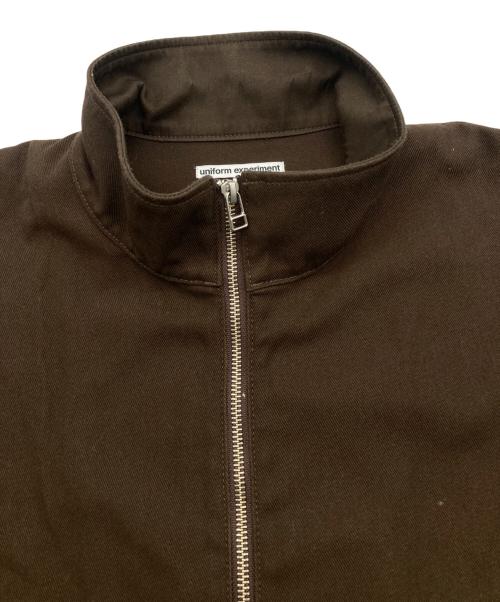 uniform experiment（ユニフォームエクスペリメント）uniform experiment (ユニフォームエクスペリメント) DRIVING BLOUSON ブラウン サイズ:3の古着・服飾アイテム