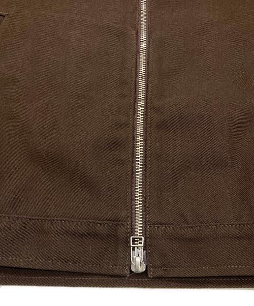 uniform experiment（ユニフォームエクスペリメント）uniform experiment (ユニフォームエクスペリメント) DRIVING BLOUSON ブラウン サイズ:3の古着・服飾アイテム