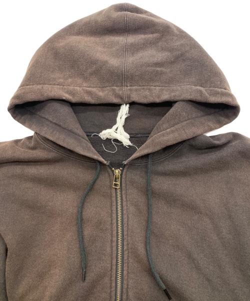 refomed（リフォメッド）refomed (リフォメッド) KINCHAKU ZIPUP HOODIE ブラウン サイズ:2の古着・服飾アイテム