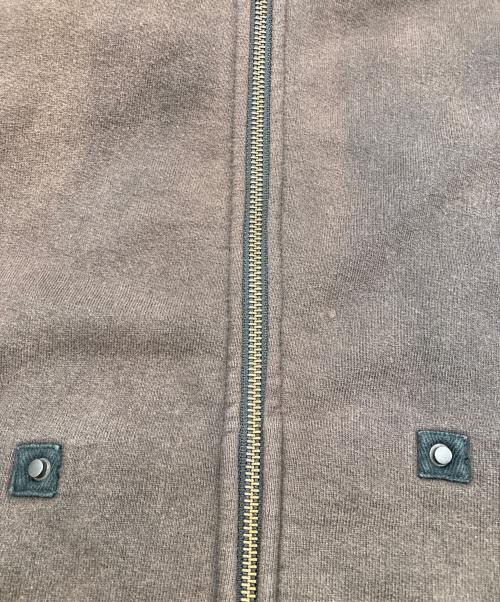 refomed（リフォメッド）refomed (リフォメッド) KINCHAKU ZIPUP HOODIE ブラウン サイズ:2の古着・服飾アイテム