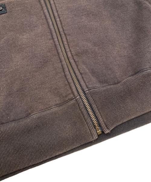 refomed（リフォメッド）refomed (リフォメッド) KINCHAKU ZIPUP HOODIE ブラウン サイズ:2の古着・服飾アイテム