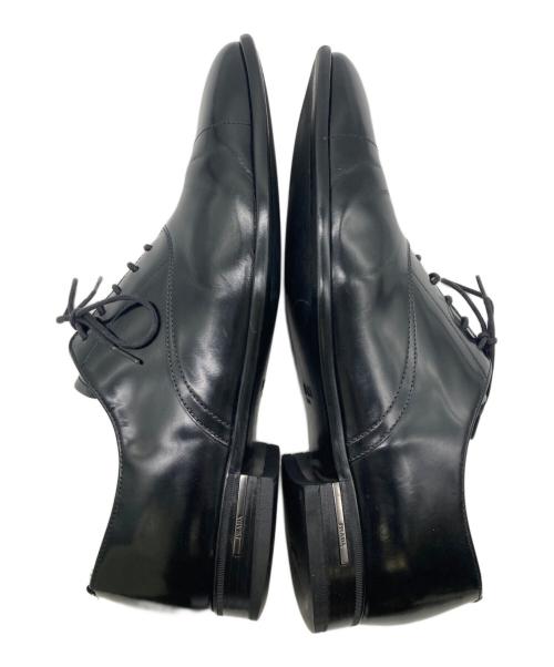 PRADA（プラダ）PRADA (プラダ) パテントレザー ストレートチップ シューズ ブラック サイズ:7の古着・服飾アイテム