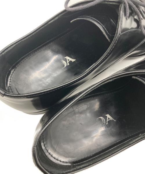 PRADA（プラダ）PRADA (プラダ) パテントレザー ストレートチップ シューズ ブラック サイズ:7の古着・服飾アイテム