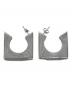 QUIP QUEINT (クイップクエイント) circle hoop pierce シルバー：5000円