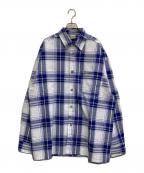 CalTopキャルトップ）の古着「チェックシャツ」｜ブルー