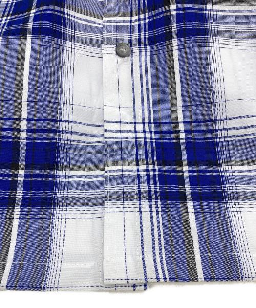 CalTop（キャルトップ）CalTop (キャルトップ) チェックシャツ ブルー サイズ:2XLの古着・服飾アイテム