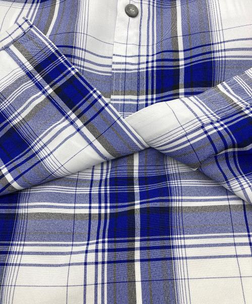CalTop（キャルトップ）CalTop (キャルトップ) チェックシャツ ブルー サイズ:2XLの古着・服飾アイテム