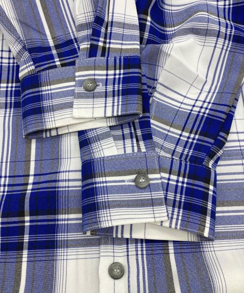 CalTop（キャルトップ）CalTop (キャルトップ) チェックシャツ ブルー サイズ:2XLの古着・服飾アイテム
