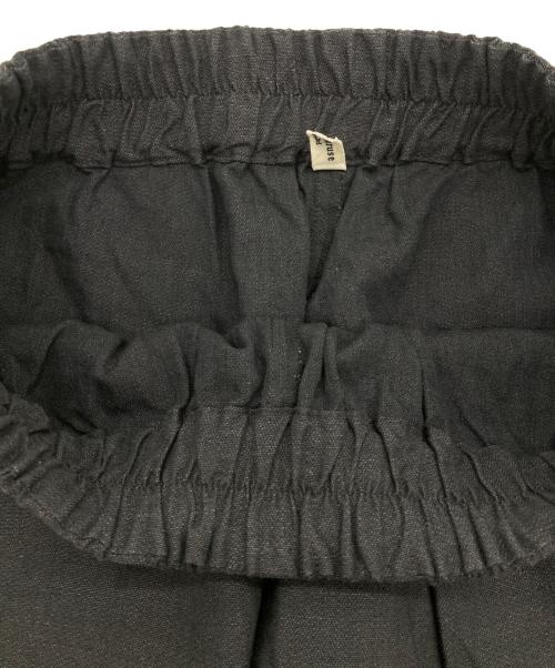atelier naruse（アトリエナルセ）atelier naruse (アトリエナルセ) リネン コットン サルエルパンツ ブラック サイズ:FREEの古着・服飾アイテム
