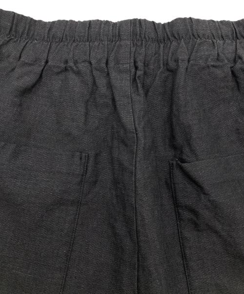 atelier naruse（アトリエナルセ）atelier naruse (アトリエナルセ) リネン コットン サルエルパンツ ブラック サイズ:FREEの古着・服飾アイテム