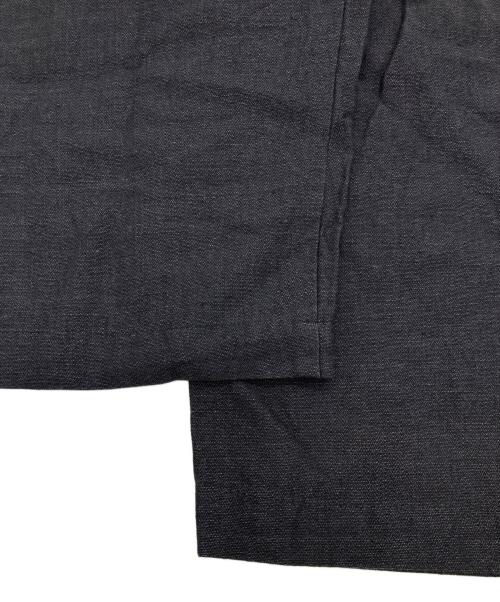 atelier naruse（アトリエナルセ）atelier naruse (アトリエナルセ) リネン コットン サルエルパンツ ブラック サイズ:FREEの古着・服飾アイテム