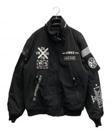 AVIREX PX（アヴィレックスピーエックス）の古着「AMC MA-1 MOD フライトジャケット」｜ブラック