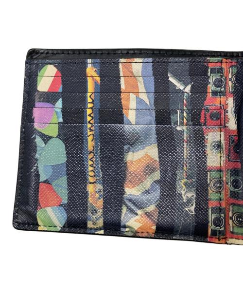 PAUL SMITH（ポールスミス）Paul Smith (ポールスミス) ミニフィルム2つ折り財布 ブラックの古着・服飾アイテム