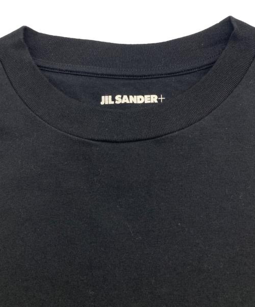 JIL SANDER（ジルサンダー）JIL SANDER (ジルサンダー) ロゴパッチ ロングスリーブカットソー ブラック サイズ:Sの古着・服飾アイテム