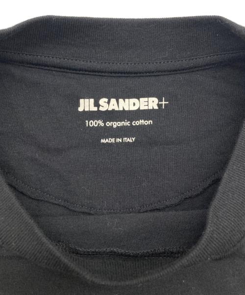 JIL SANDER（ジルサンダー）JIL SANDER (ジルサンダー) ロゴパッチ ロングスリーブカットソー ブラック サイズ:Sの古着・服飾アイテム