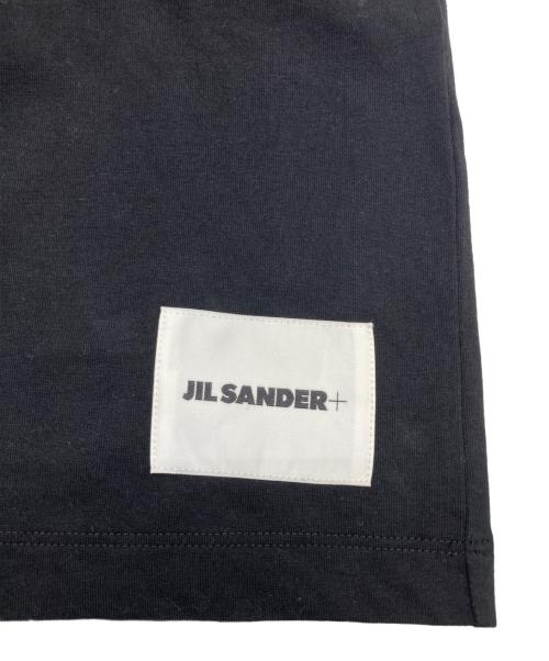 JIL SANDER（ジルサンダー）JIL SANDER (ジルサンダー) ロゴパッチ ロングスリーブカットソー ブラック サイズ:Sの古着・服飾アイテム