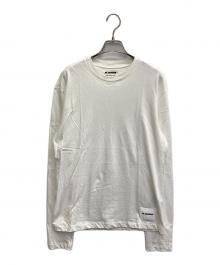 JIL SANDER（ジルサンダー）の古着「ロゴパッチ ロングスリーブカットソー」｜ホワイト