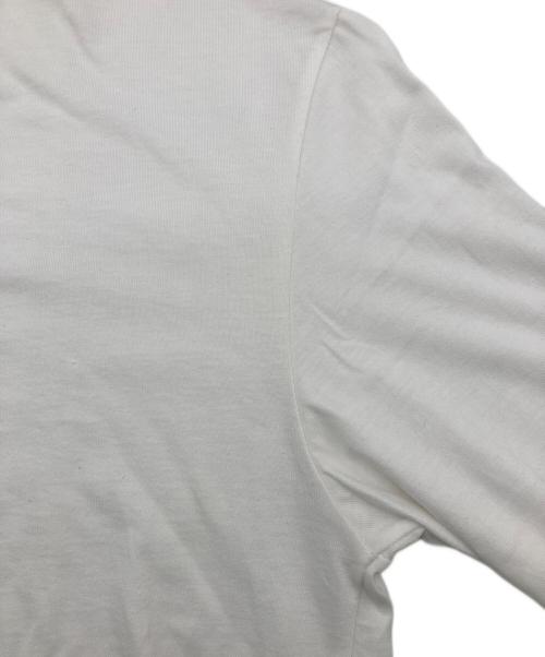 JIL SANDER（ジルサンダー）JIL SANDER (ジルサンダー) ロゴパッチ ロングスリーブカットソー ホワイト サイズ:Sの古着・服飾アイテム